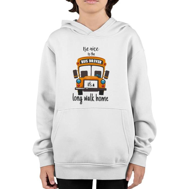 Bus Driver  Funny School Bus Driver Gift Quote Youth Hoodie