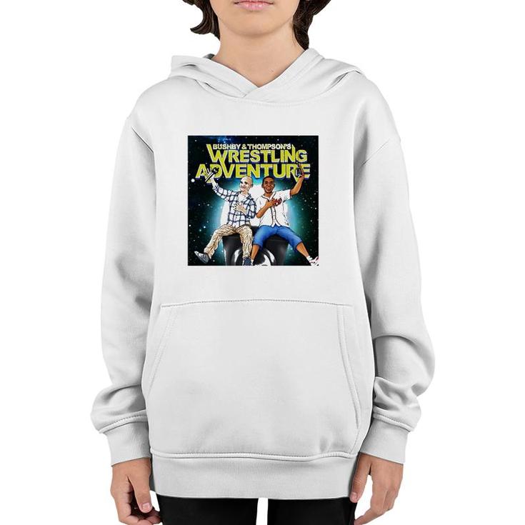 Bushby And Thompsons Wrestling Adventure Youth Hoodie