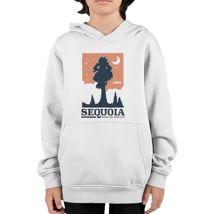 California Sequoia National Park Lovers Gift Youth Hoodie
