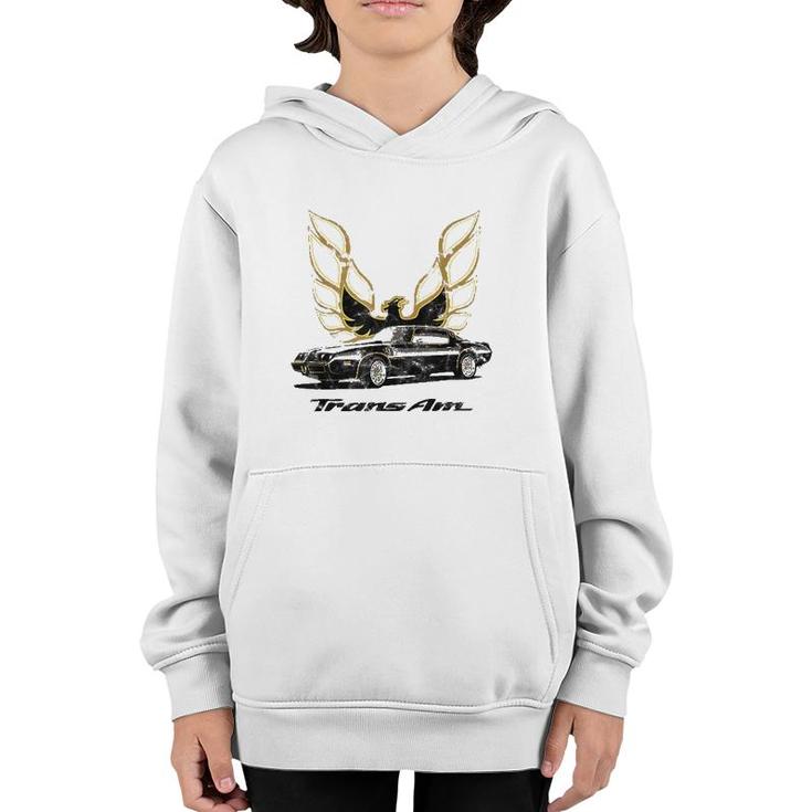 Classic Old School Muscle Car Classic Vintage American Car Youth Hoodie