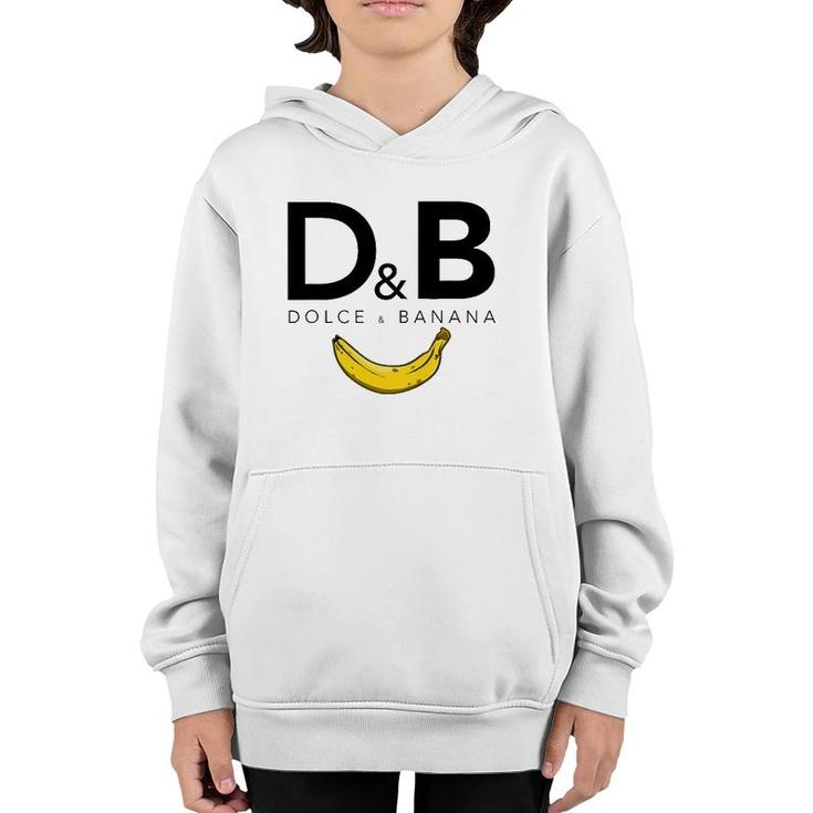 Dolce & Banana Funny Fashion Bananas Gift For Vegan Youth Hoodie
