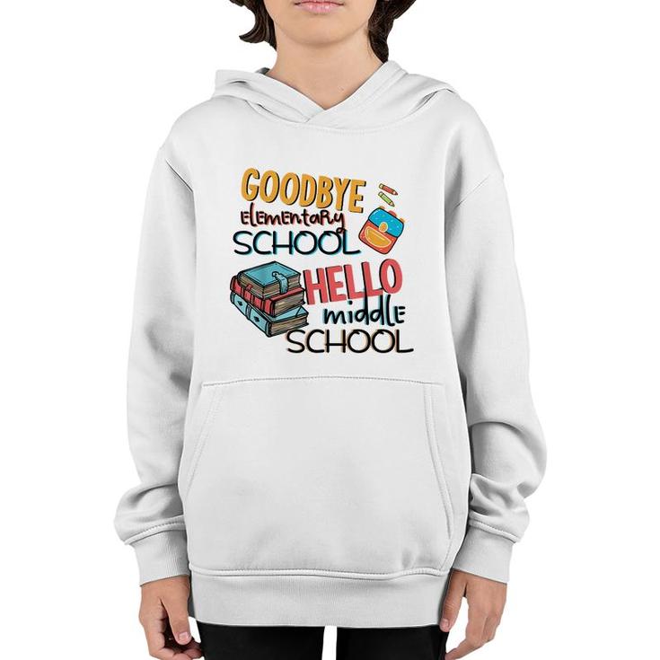 Elementary School End Of Year Graduation Middle  Youth Hoodie