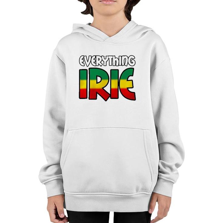 Everything Irie Colorful Rainbow Gift Youth Hoodie