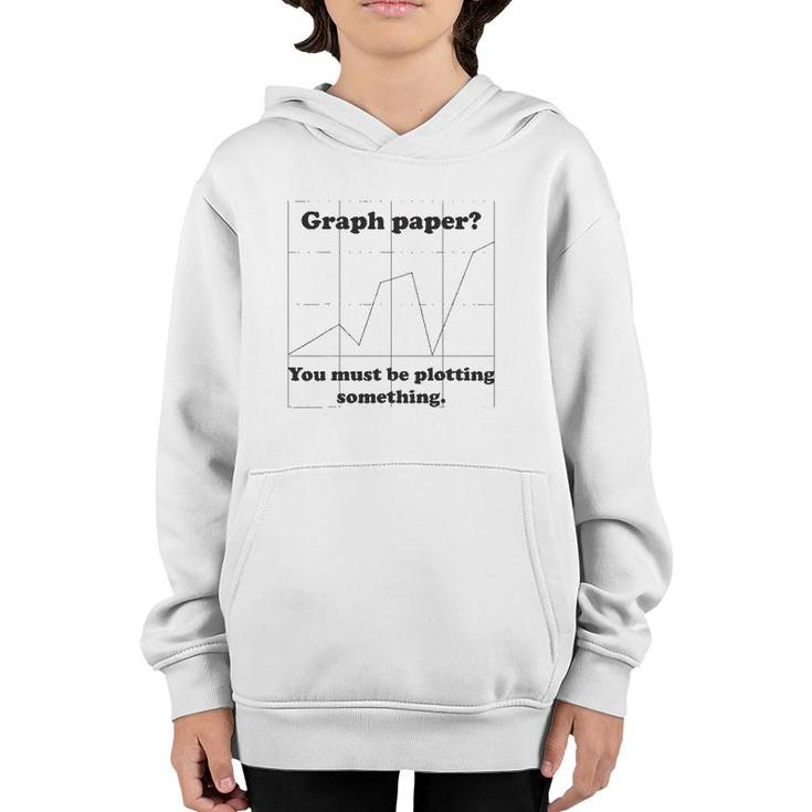Graph Paper Very Punny Funny Math Pun Youth Hoodie
