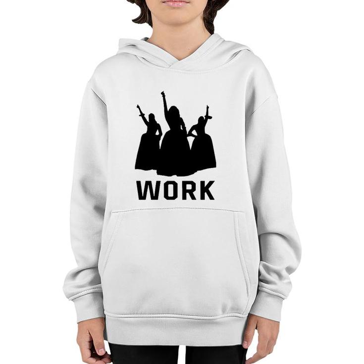 Hamilton Work Funny The Schuyler Sisters Youth Hoodie