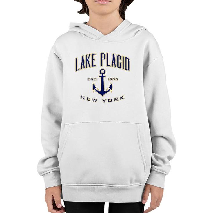 Lake Placid Ny For Women & Men Youth Hoodie