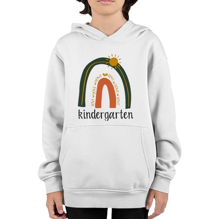 Love Rainbow Proud Nursery Preschool Kindergarten Teacher Youth Hoodie