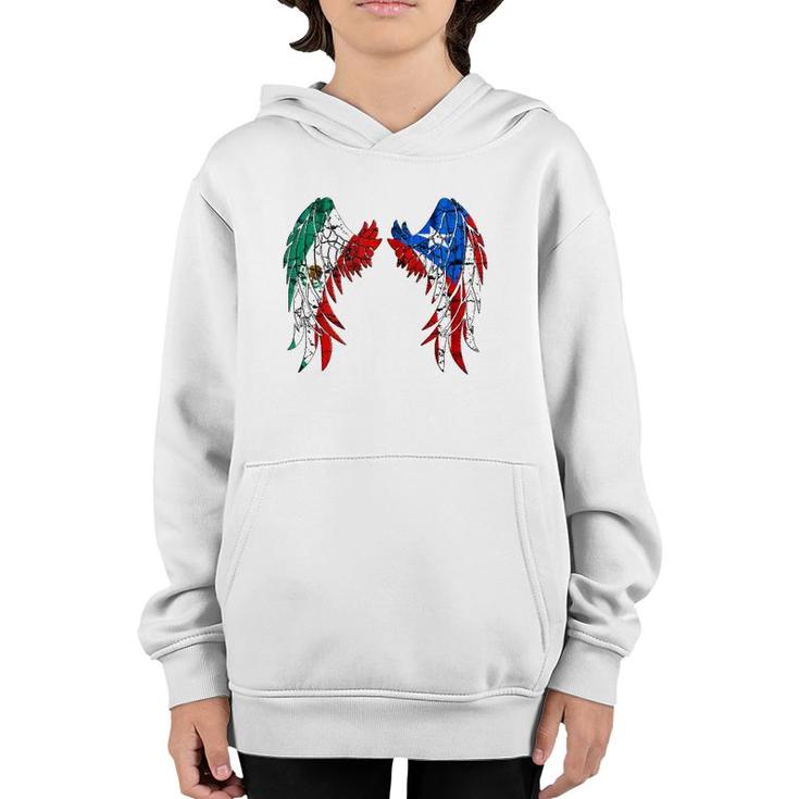 Mexican Puerto Rico Flag Mexico Mexican And Puerto Rican  Youth Hoodie