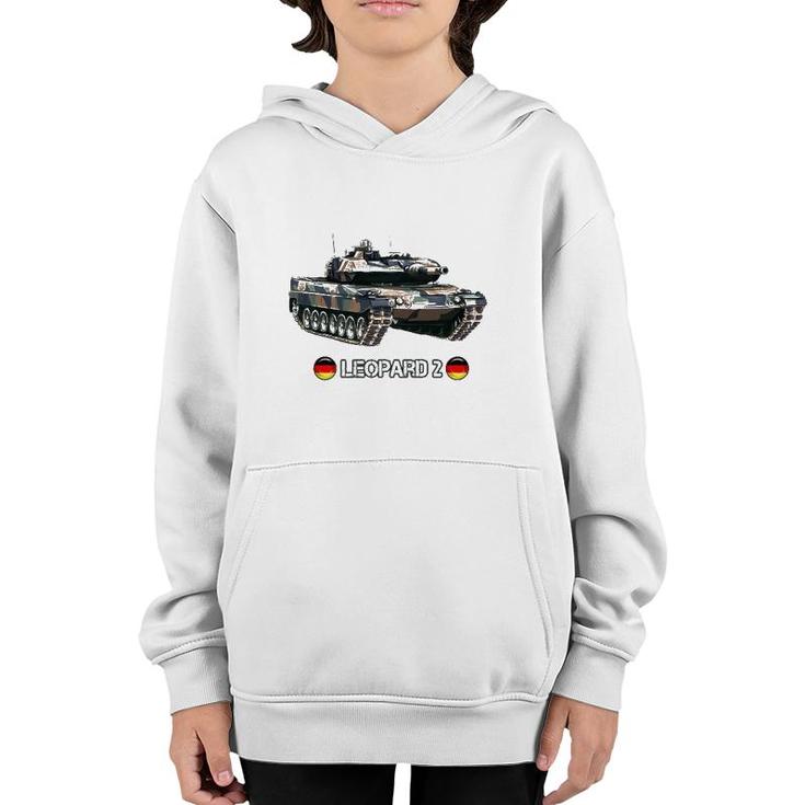 Modern German Main Battle Tank Leopard 2 Gift Youth Hoodie