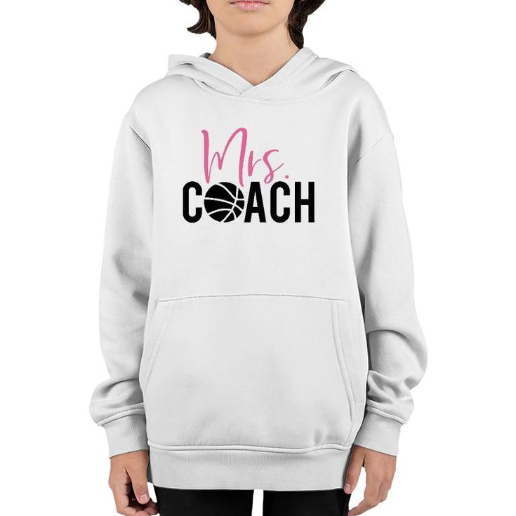 Mrs Basketball Coach For Basketball Coach Wife Youth Hoodie