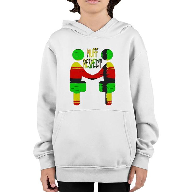 Nuff Respect Lady G Shake Hands Youth Hoodie