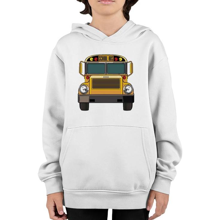 School Bus Driver Mechanic Road Vehicle Halloween Costume Youth Hoodie