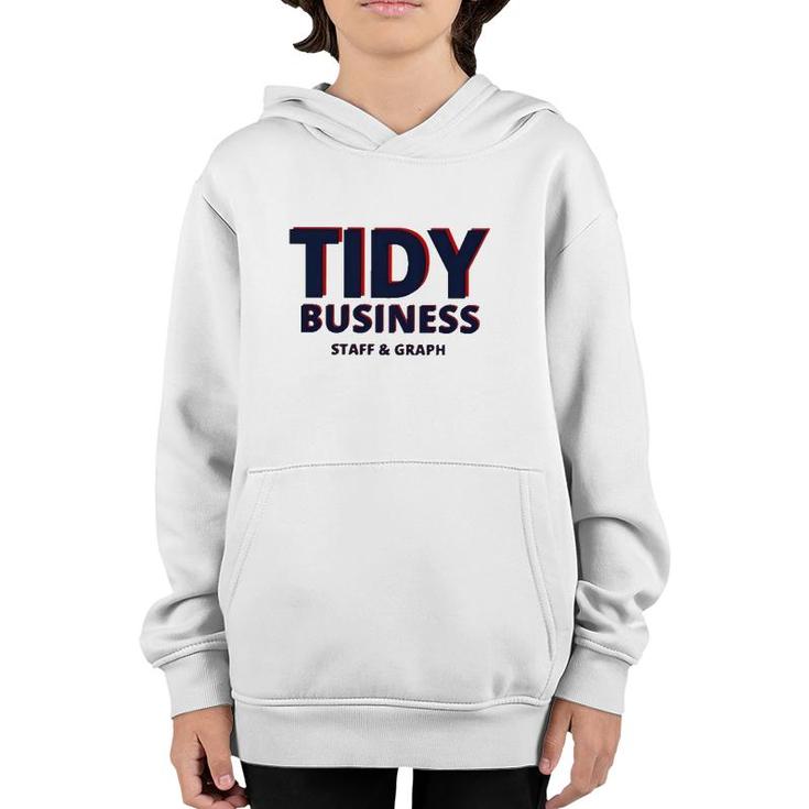 Tidy Business Staff And Graph Youth Hoodie