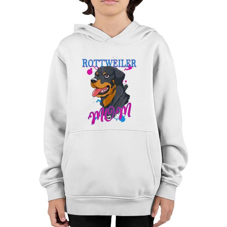Womens Rottweiler Mom Gift Rottie  Youth Hoodie