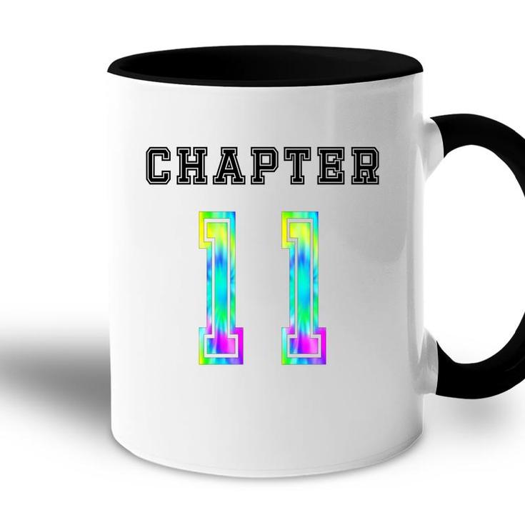 11Th Birthday Chapter 11 Tie Dye Great Gift Accent Mug