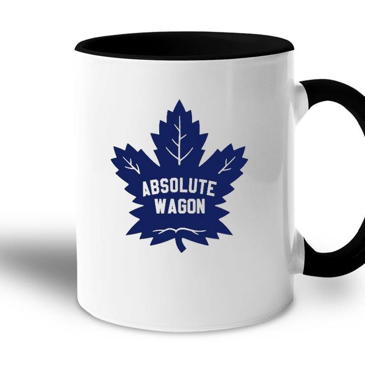 Absolute Wagon Maple Leaf Ice Hockey Lover Accent Mug