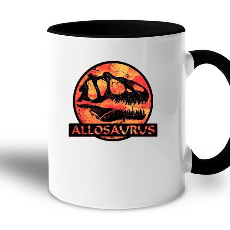 Allosaurus Fossil Skull Dinosaur Accent Mug