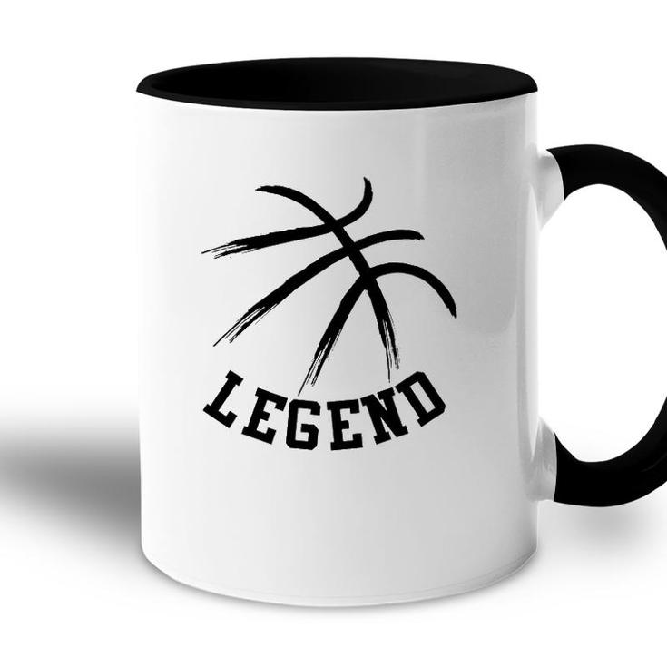 Basketball Legend Basketball Ball Player Accent Mug
