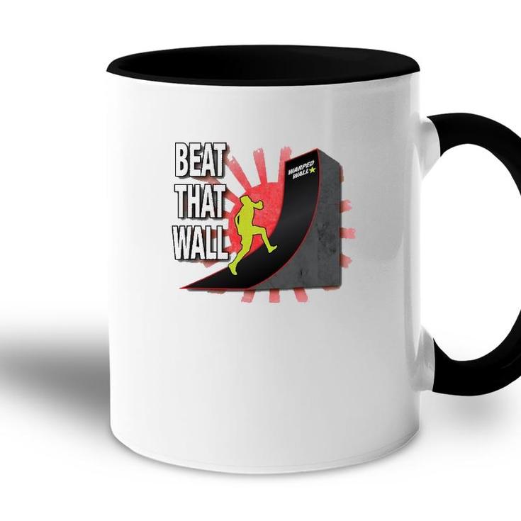 Beat That Wall Warped Wall Ninja Accent Mug