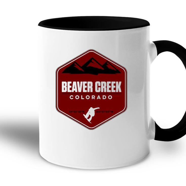 Beaver Creek Colorado Snowboard  Accent Mug