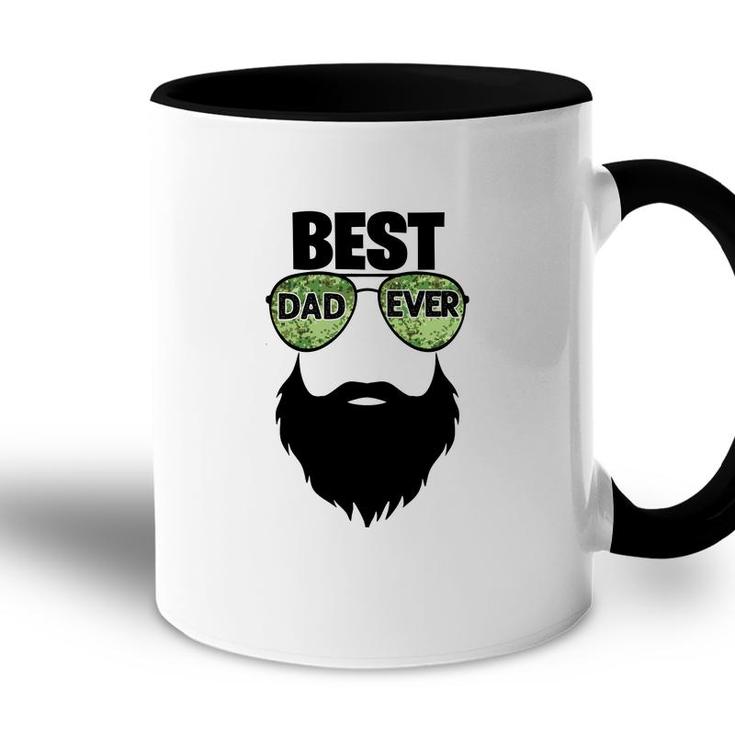 Best Dad Ever Black Beard Special Gift For Dad Fathers Day Accent Mug