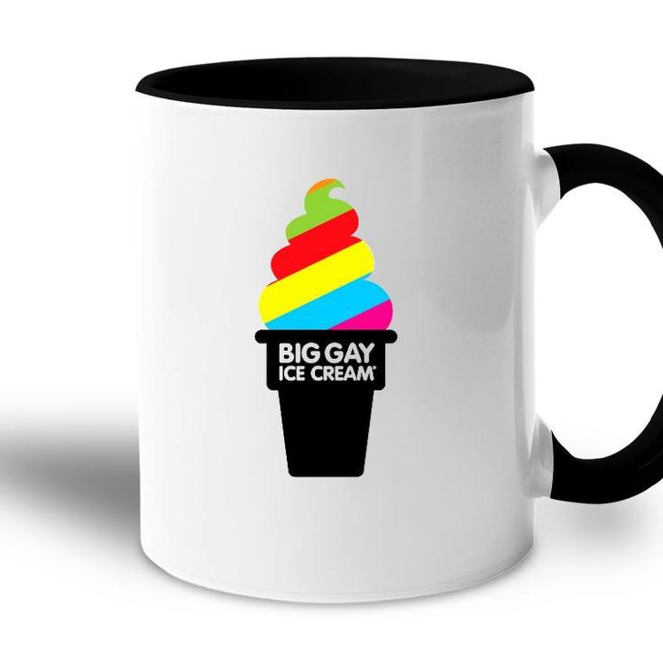 Big Gay Ice Cream Lovers Gift Accent Mug