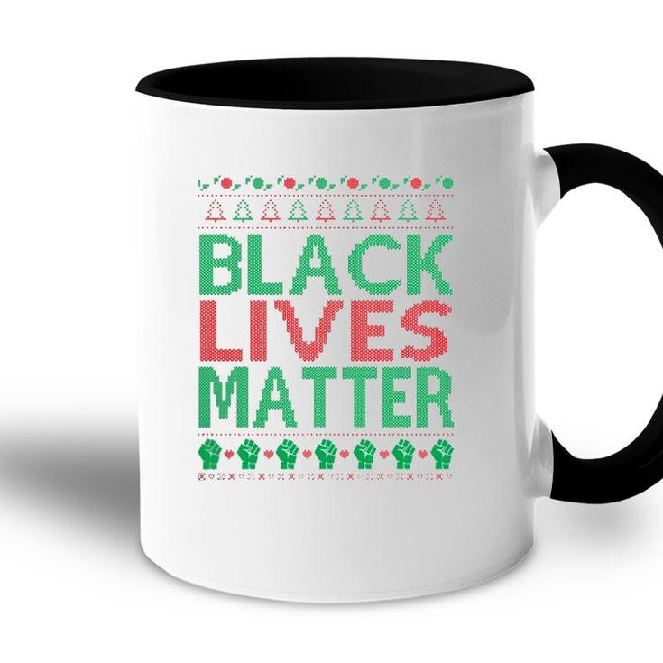 Black Lives Matter Ugly Christmas Gift Accent Mug