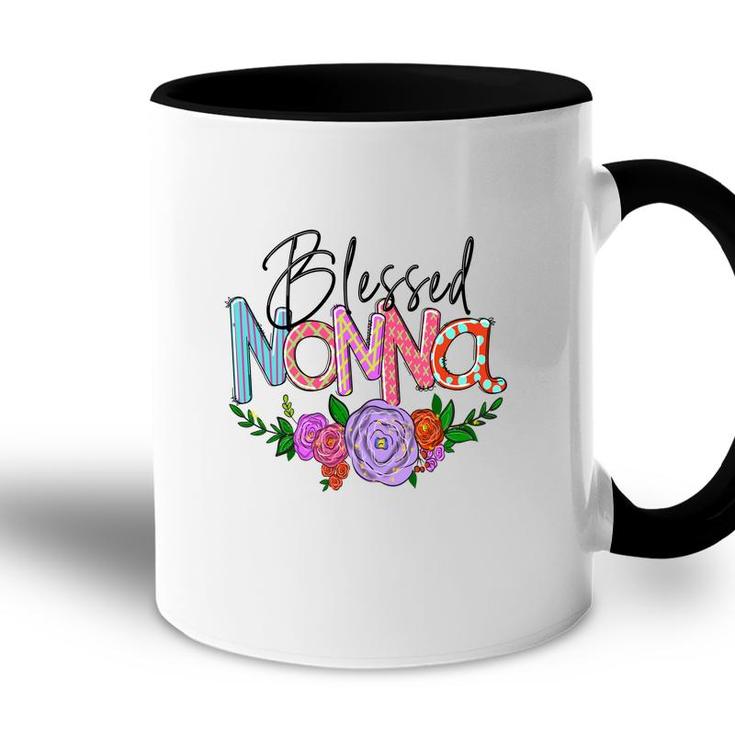 Blessed Nonna Flower Grandma From Daughter With Love New Accent Mug