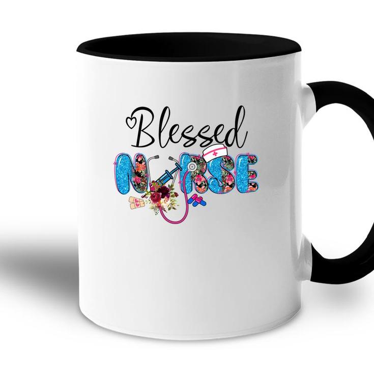 Blessed Nurse Life Great Gift For Human New 2022 Accent Mug