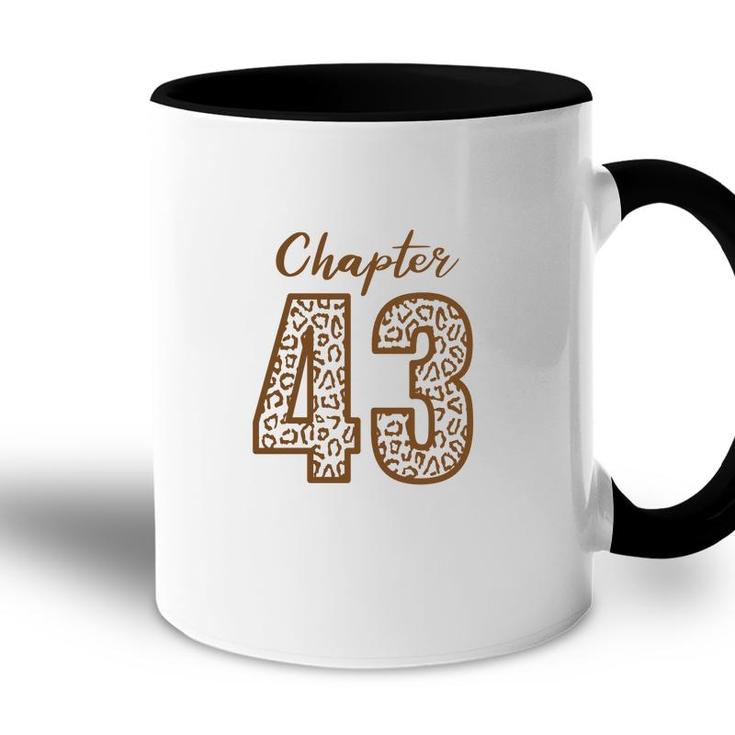 Chapter 43 Orange Leopard 43Th Birthday 1979 Accent Mug