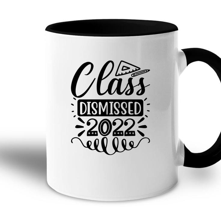 Class Dismissed Last Day Of School Full Black Accent Mug
