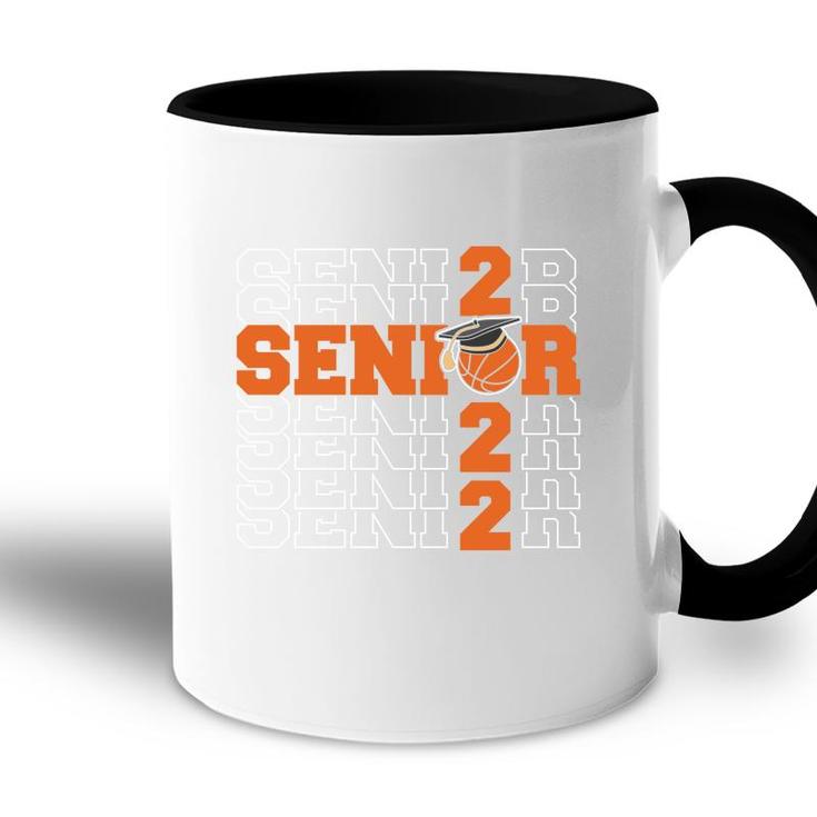 Class Of 2022 Basketball Senior   Accent Mug