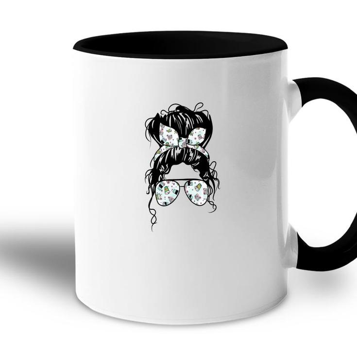 Coffeemomlife Badass Gift For Mother Coffee And Book Lover Accent Mug
