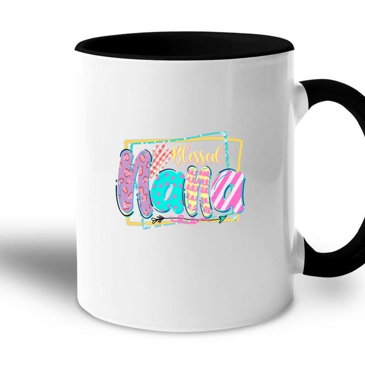Colorful Blessed Nana Design For Grandma New Accent Mug