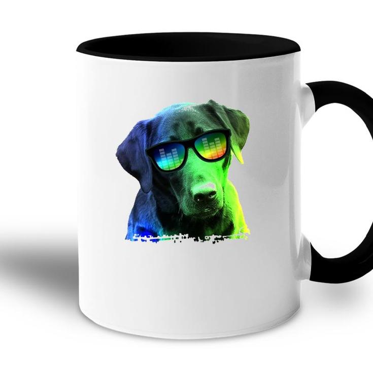Colorful Dog Retriever Labrador Pet Lovers Gift Accent Mug