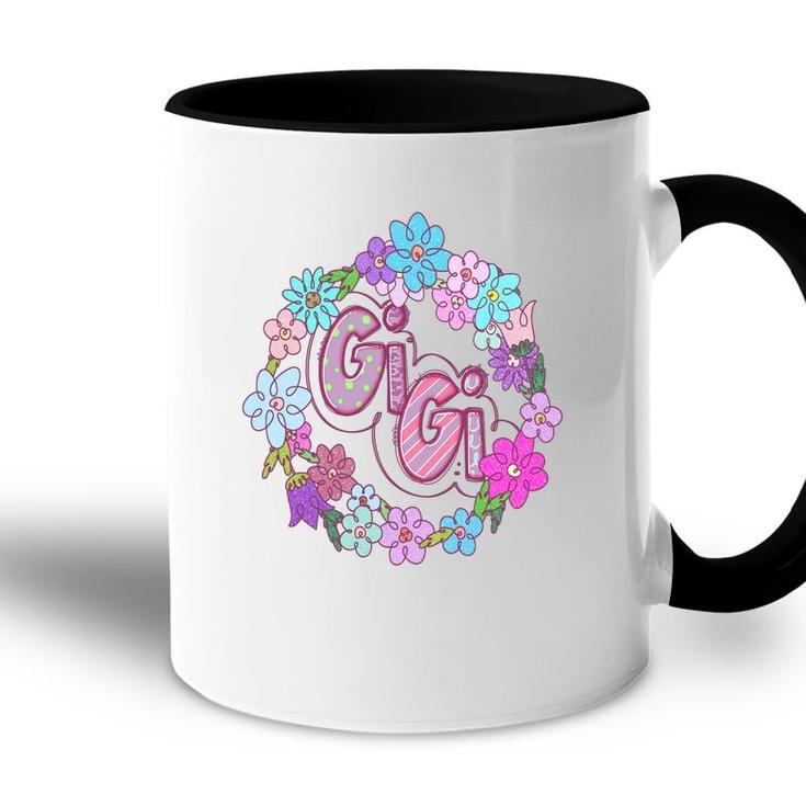 Colorful Flower Custiom Gigi Grandma Idea New Accent Mug