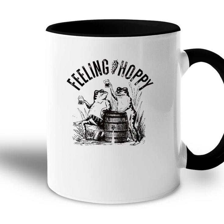 Craft Beer Brewer Lover Gift Funny Hops And Drinking Frogs Accent Mug