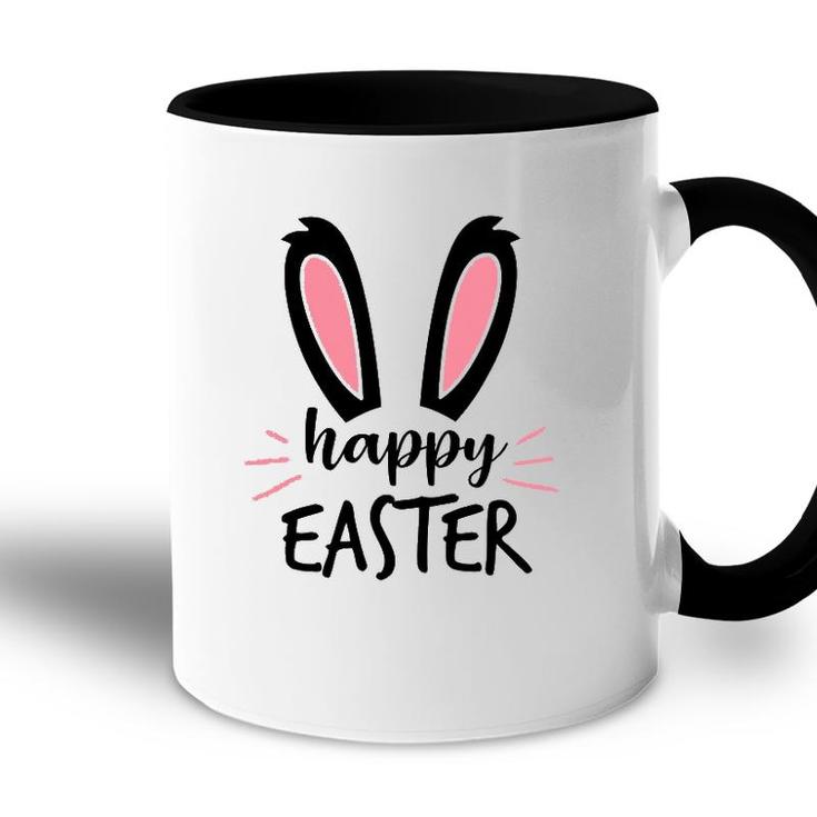 Cute Bunny Design For Sunday School Or Egg Hunt Happy Easter Accent Mug