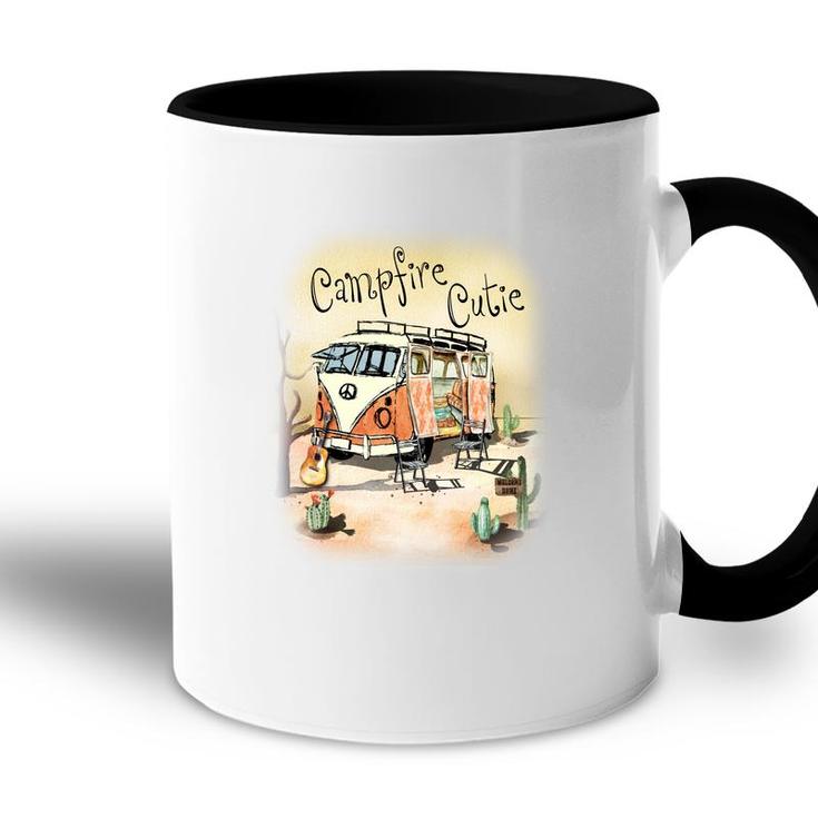 Cute Custom Campfire Cutie Camp Life Idea Gift Accent Mug