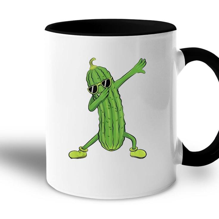 Dabbing Pickle Dancing Cucumber Lover Funny Gifts  Accent Mug