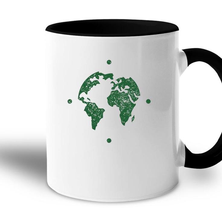 Earth Day  Teacher Recycle Vintage Recycling Earth Day Accent Mug