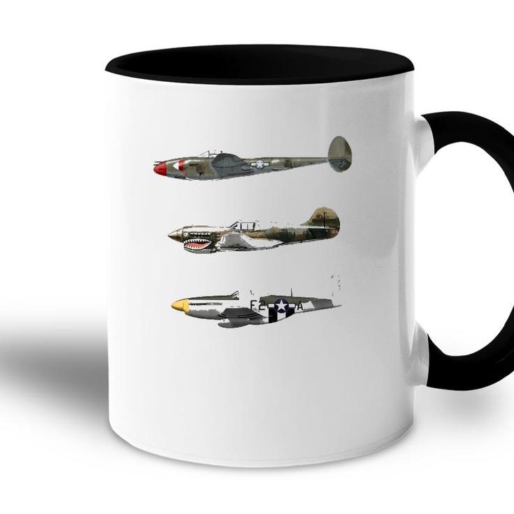 Fighter Airplanes Warbirds Fighter Planes Accent Mug