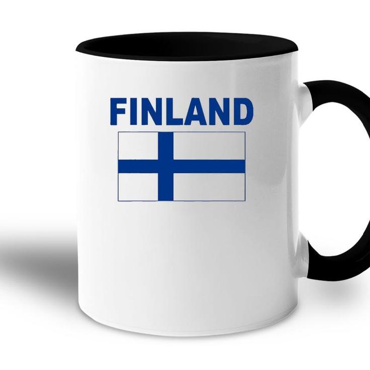 Finland Flag Cool Finnish Suomi Flags Gift Top Tee Accent Mug