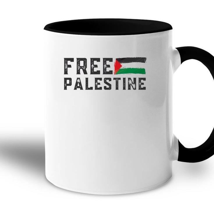 Free Palestine Flag Arabic Gaza Accent Mug
