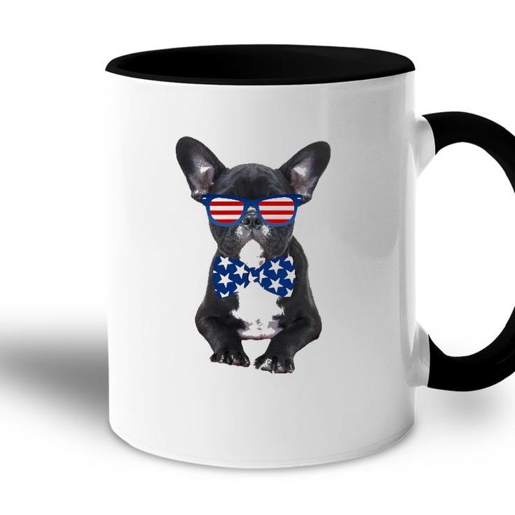 Funny French Bulldog 4Th Of July Patriotic Usa Accent Mug