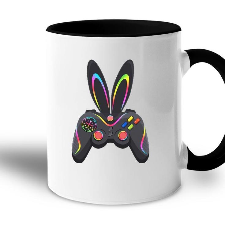 Gaming Controller With Bunny Ears Funny Easter Video Game Accent Mug