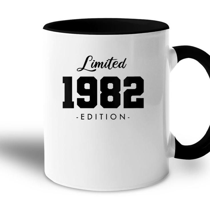 Gift For 40 Years Old 1982 Limited Edition 40Th Birthday Accent Mug