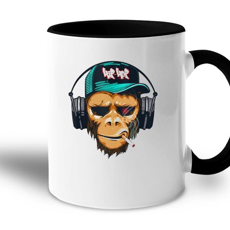 Graffiti Monkey Hip Hop Urban Hip Hop Graphic  Accent Mug