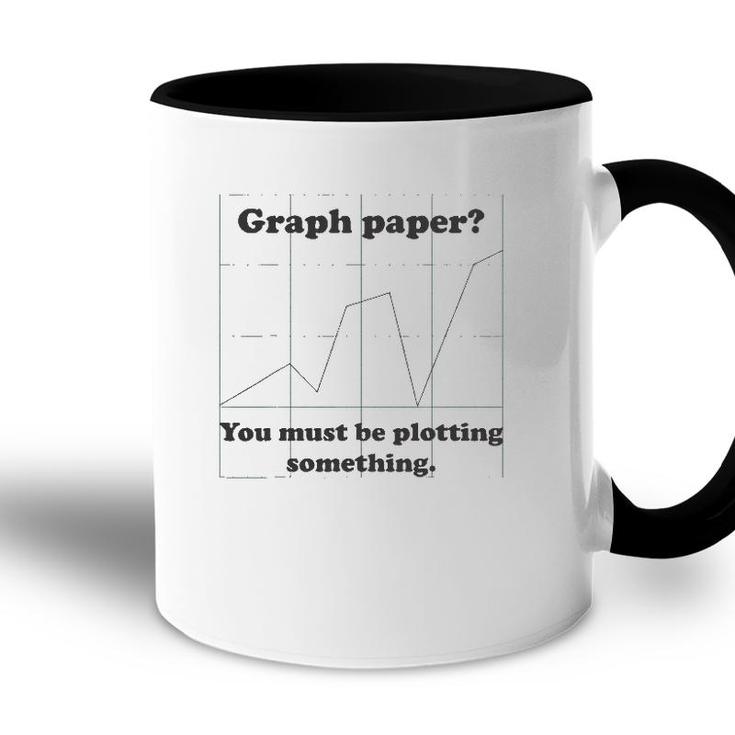 Graph Paper Very Punny Funny Math Pun Accent Mug