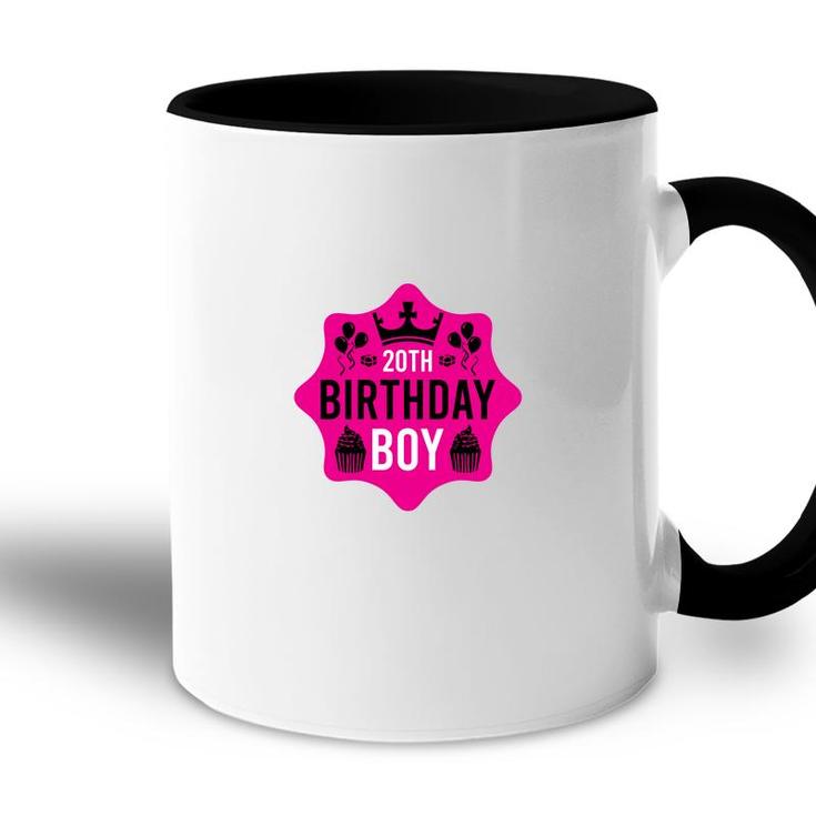 Happy 20Th Birthday Growing Up Boy With Many Gifts Since 2002 Accent Mug
